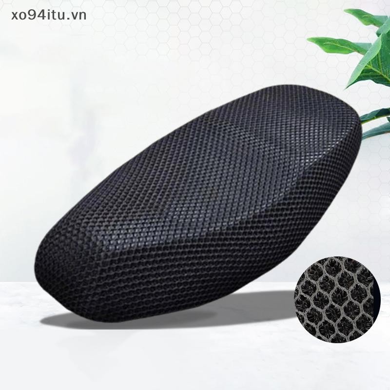Xoitu 1PC Thoáng Khí Xe Tay Ga Ghế Mùa Hè Mát 3D Lưới Xe Máy Bọc Đệm Chống Trơn Trượt Lưới Bảo Vệ VN