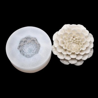 [Gazi1] 1Pc 8.8Cm 3D Hoa Mẫu Đơn Khuôn Silicon Khuôn Bánh Trang Trí Đám Cưới Dụng Cụ Boutique