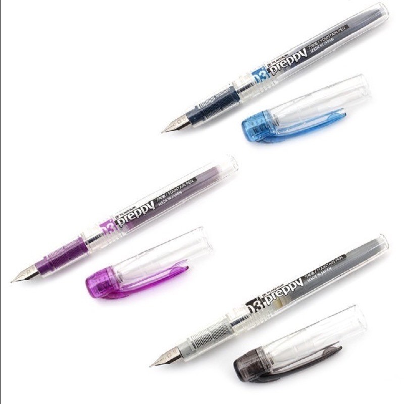 Bút máy, bút mực, viết máy, viết mực PREPPY Platinum Nhật Bản F03 học sinh tiểu học tập viết.