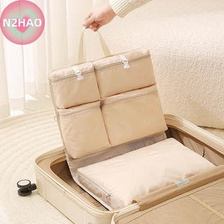 Túi sắp xếp có thể gập lại N2HAO dành cho du lịch, túi đựng đồ có túi - Lưu trữ phân loại quần áo hàng ngày, nhiều ngăn