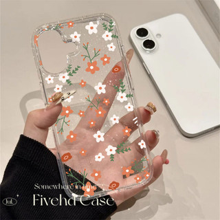 Floral Ins Nhật Bản Cô Gái Hàn Quốc Cao Cấp Lấp Lánh Bling Vỏ Cho iPhone 11 16 16E 15 14 13 12 Pro Xs Max XR X 7 8 Plus SE Vỏ Điện Thoại TPU Mềm Ốp Lưng Bảo Vệ HD Clear Cover