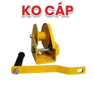 [TẶNG KÈM RÒNG RỌC] Tời Tay Q.uay Tự Hãm KHÔNG CÁP 1200LBS (540Kg) Chuyên Dùng Để Nâng Hạ Hàng Hóa , Máy Móc