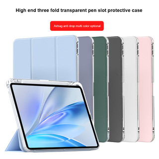 Ốp bảo vệ khe cắm bút mềm TPU trong suốt cho Vivo Pad SE 12.3 2025 Pad5 Pro 13 inch 2025 Pad 3Pro Air11.5 Pad2 12.1 Pad11 iQOO Pad12.1 inch