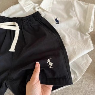 Quần short mùa hè mới cho bé trai và bé gái, quần short mỏng năm điểm thoáng khí cho trẻ em, quần short denim hoạt hình cho bé