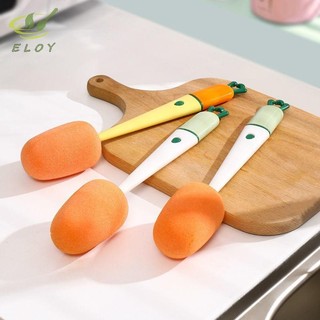[ELOY] Bàn chải làm sạch 3 trong 1 Cốc chà sàn Tay cầm dài Chai lười Bàn chải rửa Bàn chải VN