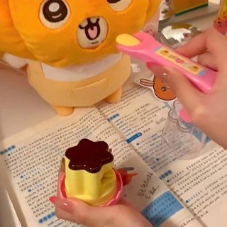 Đồ chơi cho ăn bánh pudding HARRIETTLO, Đồ chơi bánh pudding dâu giáo dục sớm, Đồ chơi nhập vai mới lạ Giả vờ chơi đồ chơi nhà chơi Nhật Bản cho bạn bè