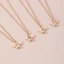 FUHUIOT 4 Cái / bộ Vòng Cổ Ghép Hình BFF, Bộ Trang Sức Đầy Màu Sắc Vòng Cổ Mãi Tốt Nhất, Vòng Cổ Kim Cương Giả Thời Trang Kết Hợp Nối Mặt Trời Mặt Trăng Đám Mây Ngôi Sao Vòng Cổ Tình Bạn
