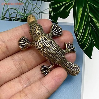 Cheehbh 1 Cái Retro Đồng Platypus Trang Trí Đồng Chắc Chắn Mỏ Vịt Thu Nhỏ Hình Trà Kim Loại Thú Cưng Phong Thủy Sưu Tập Đồ trang trí Trang Trí Nhà VN