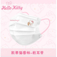50 chiếc Mặt nạ dây tai màu dành cho người lớn ⭐ Cài đặt độc lập ⭐ Màu sắc tương phản Tai Mới San Liou Jade Gui Dog Hoạt hình Mặt nạ trắng dễ thương Ins Phong cách đại học Mặt nạ dùng một lần