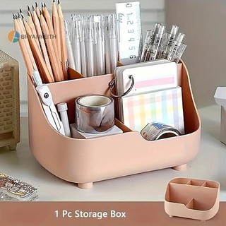 BRYANKEITH 5 Lưới Dung Tích Lớn Đa Năng Cọ Trang Điểm Giá Đỡ Nhựa Chất Lượng Cao Để Bàn Sắp Xếp Lưu Trữ Xô COD