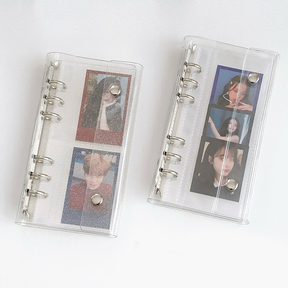 Thu thập sách và thẻ lá rời cực kỳ hẹp A6 DIY Đa chức năng PVC DIY INS