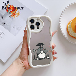[Beecover] Ốp Gương Họa Tiết Kem Totoro Dễ Thương Cho IPHONE 16 16E 15 14 13 12 11 PRO MAX X XS XR XSMAX 7 8 6S 5 5S 12MINI 13 MINI + Plus SE 2020 / 2022 Vỏ NYJM