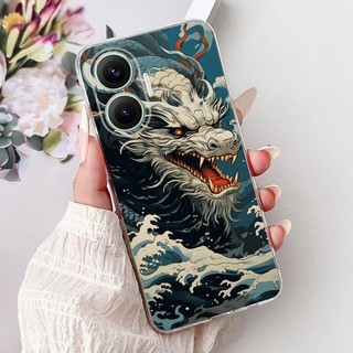 Dành Cho Xiaomi Redmi Turbo 4 Pro Turbo4 Mới Cool Dragon Vỏ Điện Thoại Redmi Turbo 4 4Pro 5G Vỏ TPU Silicon Mềm
