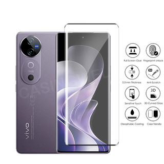 Bảo Vệ Màn Hình Cho Vivo V40 Pro V60 V30 V30E V29 V29E V29 Pro 5G 2025 Full Cover Mặt Trước Mặt Sau Bảo Vệ Ống Kính Cường Lực Phim
