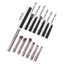 FAVORITEGOODS 1 Bộ Bàn Chải Trang Điểm Mini, Kem Che Khuyết Điểm Đường Viền Có Hộp Cọ Phấn Mắt, Dụng Cụ Mỹ Phẩm Hai Đầu Có Thể Tháo Rời 6 Trong 1 Bền Đẹp Du Lịch