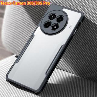 Vỏ giáp chống sốc cho Tecno Camon 30 S Pro 30S 4G 5G 2024 Vỏ điện thoại Vỏ Acrylic trong suốt cho TecnoCamon30 Camon30S 30SPro 30S Pro Vỏ bảo vệ Camera