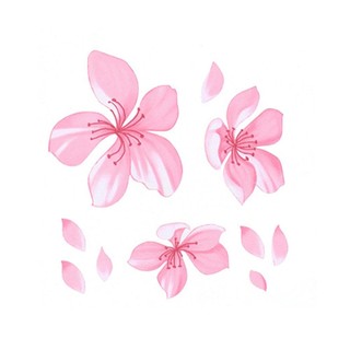 Lookshow Dán Xe Ô Tô Tự Động Vinyl Decal Anh Đào Hồng Hoa Ốp Lưng Cửa Sổ Xe Tạo Kiểu Phụ Kiện E8S4
