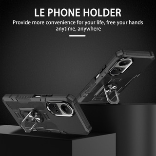Dành Cho OPPO Reno 10 5G / Reno 10 Pro 5G Ốp điện thoại PC Cứng Mặt Sau TPU Mềm Cạnh Bảo Vệ Camera Giá Đỡ Nhẫn Chân Đế Chống Sốc Mỏng Bao