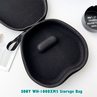 [imamura] Dành Cho Hộp Đựng Tai Nghe SONY WH-1000XM5 Hộp Đựng Tai Nghe EVA Màu Đen Thời Trang Hộp Đựng Tai Nghe Túi Bảo Quản