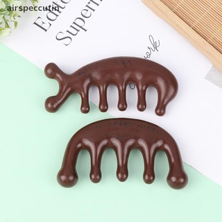 Airspecutin 1 Lược Massage Nhựa Kinh Tuyến Da Đầu Lược Mặt Mắt Vai Cổ Cạo Điều Trị Chống Tĩnh Điện Rộng Lược EN