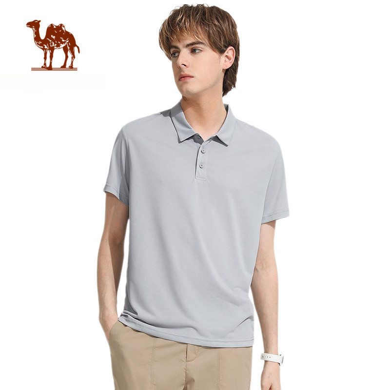 Ảnh Áo polo ngắn tay CAMEL CROWN thoáng khí nhanh khô thời trang unisex 1