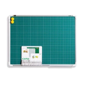 Bảng từ tính xanh kẻ 4 ô ly tiểu học 100x60cm. -