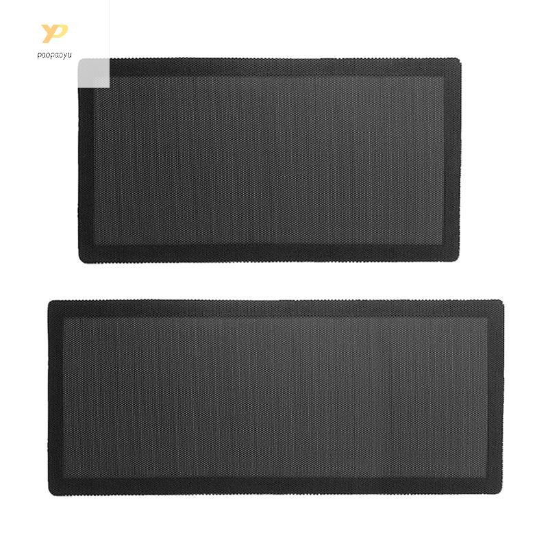 Ppy 14x28mm 12x36mm Khung từ tính Lưới đen Bộ lọc bụi PC Bộ lọc quạt làm mát