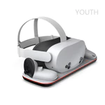 [Sạc] Đế sạc cho tay cầm mũ bảo hiểm Meta Quest 3S / 3 VR Đế lưu trữ tiếp xúc với đèn LED Khí quyển Quest 3 Phụ kiện sạc — ảnh 4