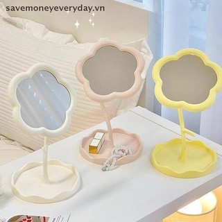 [savemoneyeveryday] Gương trang điểm để bàn Gương trang điểm hình hoa hướng dương Gương trang sức dễ thương có thể xoay được Gương trang điểm độ phân giải cao [vn]