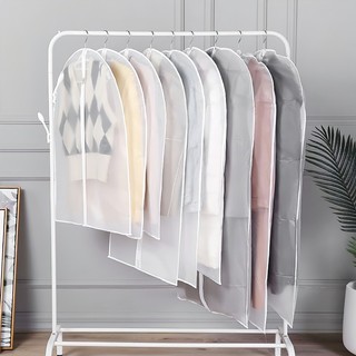 Túi bọc quần áo treo tủ chống bụi, trong suốt chất liệu PEVA, cao cấp, túi bọc trùm quần áo loại dày, chống thấm FE123