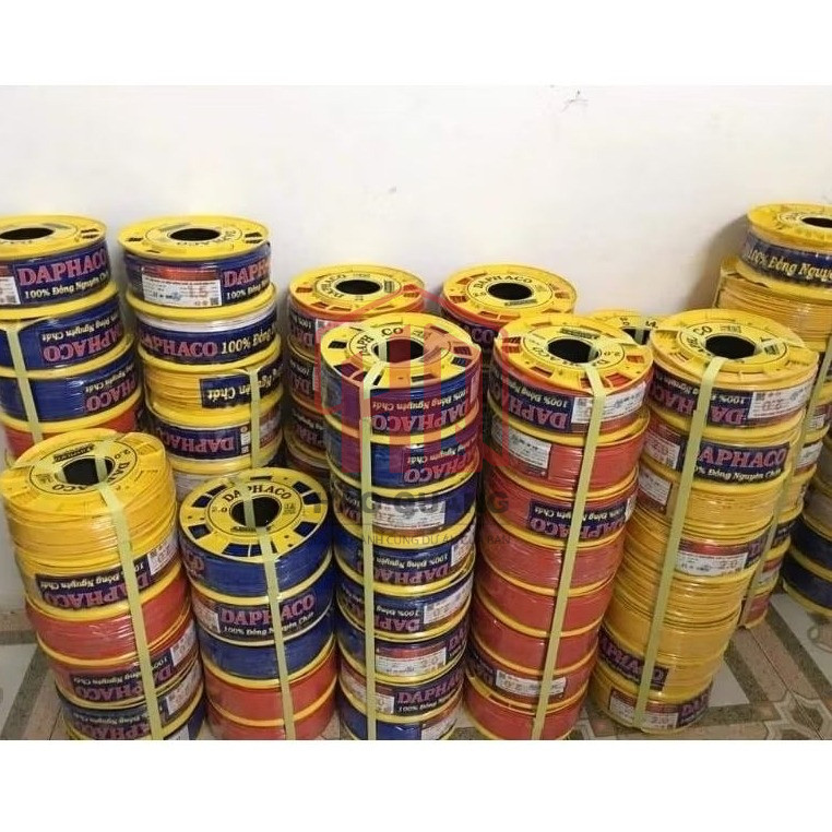 Dây Điện Daphaco 6.0mm Lõi Đồng Nguyên Chất | Dây Điện Đơn Cao Cấp | Đạt Chuẩn TCVN