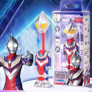 Bàn chải đánh răng trẻ em hoạt hình có thể mở rộng Ultraman Tóc mềm siêu mịn 3-12 tuổi Trường tiểu học và Thiết bị bảo vệ nha khoa cho bé trai