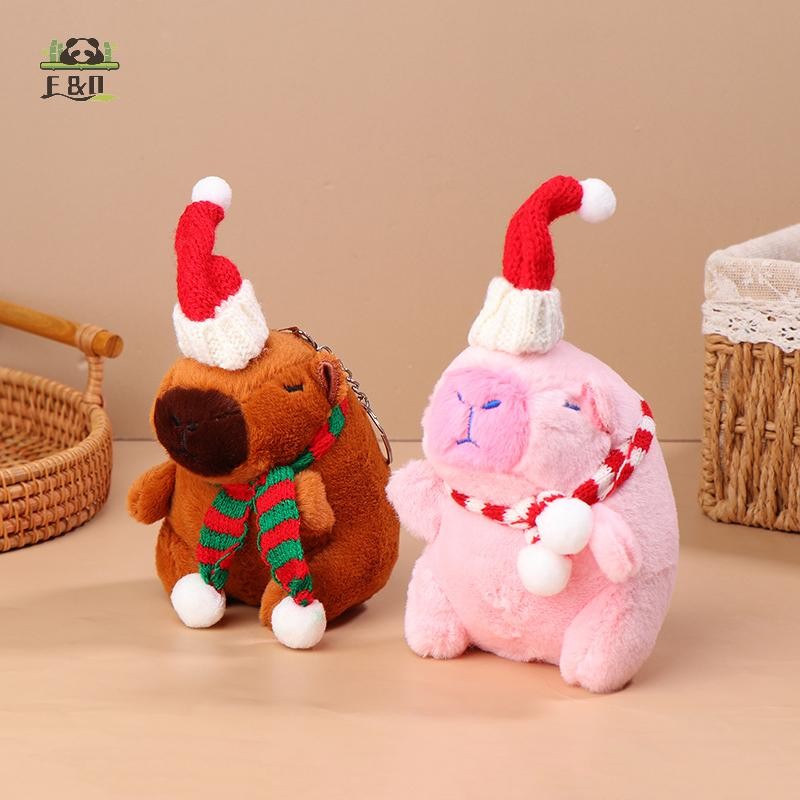 [SHNZDD] Hoạt Hình Dễ Thương Capybara Mặt Dây Chuyền Sang Trọng Túi Búp Bê Đồ Trang Trí Búp Bê Để Bàn Xe Mặt Dây Chuyền EMKK
