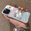 ibumpers Ốp Điện Thoại iPhone Cặp Đôi Du Lịch Dễ Thương Họa Tiết Mèo Cho IPhone 16 15 14 12 13 11 Pro Max IP 7 8 Plus X XS XR Ốp Lưng IMD Cứng Và Nhẵn