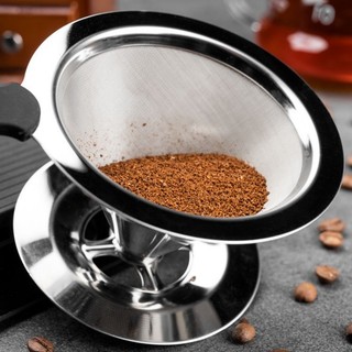 Phễu Lọc Cà Phê Inox Cao Cấp, Có Thể Tái Sử Dụng, An Toàn Cho Sức Khỏe, Lọc Cà Phê Trà Hiệu Quả
