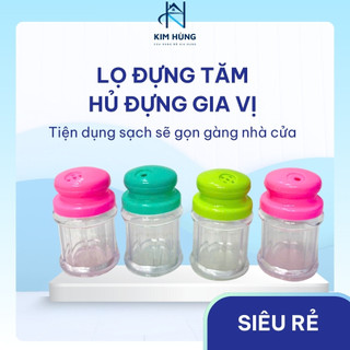 [Giá Xưởng] Combo 10 Hũ Đựng Tăm, Hạt Tiêu Eo Nhỏ – Nhựa Quang Lợi Cao Cấp, Dùng Cho Gia Đình, Quán Ăn