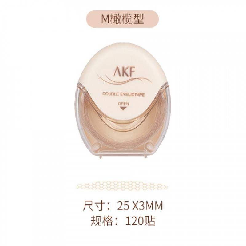Miếng dán mí mắt đôi AKF, miếng dán mí mắt tự nhiên không nhìn thấy, ren đôi 5DHY