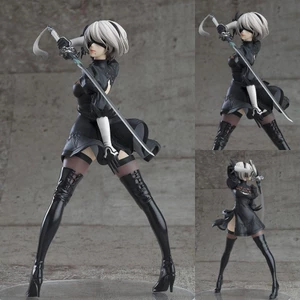Neil Mechanical Era 2b Miss 2b Tự Động Humanoid Trò Chơi Hình Mô Hình Đồ Chơi Để Bàn Khung Xe Trang Trí Búp Bê
