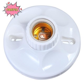 Pnpia E27 LED Bóng Đèn Giá Đỡ Vòng Ổ Cắm Đế Treo Đèn Ổ Cắm Đế 6A220V-250V Boutique