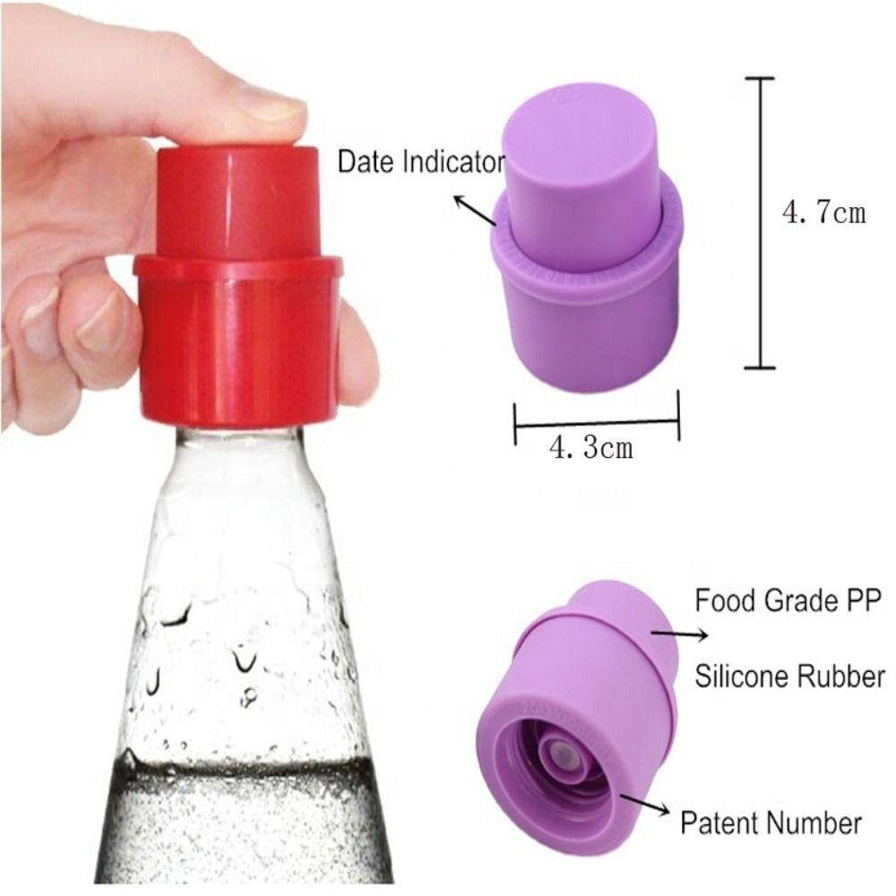 SAIA 1 Cái Miếng Dán Uống, Nút Chặn Chai Kín Không Khí Frizzy, Máy Bơm Cola Bền Có Thể Tái Sử Dụng Bơm Hơi Nước Giải Khát Tiết Kiệm Carbonation Keeper