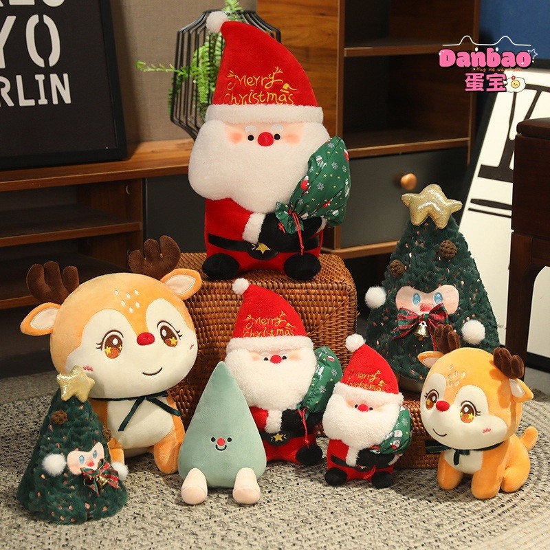 Quà Tặng Giáng Sinh Series Sang Trọng Đồ Chơi Dễ Thương Ông Già Noel Búp Bê Cây Giáng Sinh Túi Quà Tặng Quà Tặng Cho Trẻ Em Ngày Lễ Quà Tặng Danbao Đồ Chơi