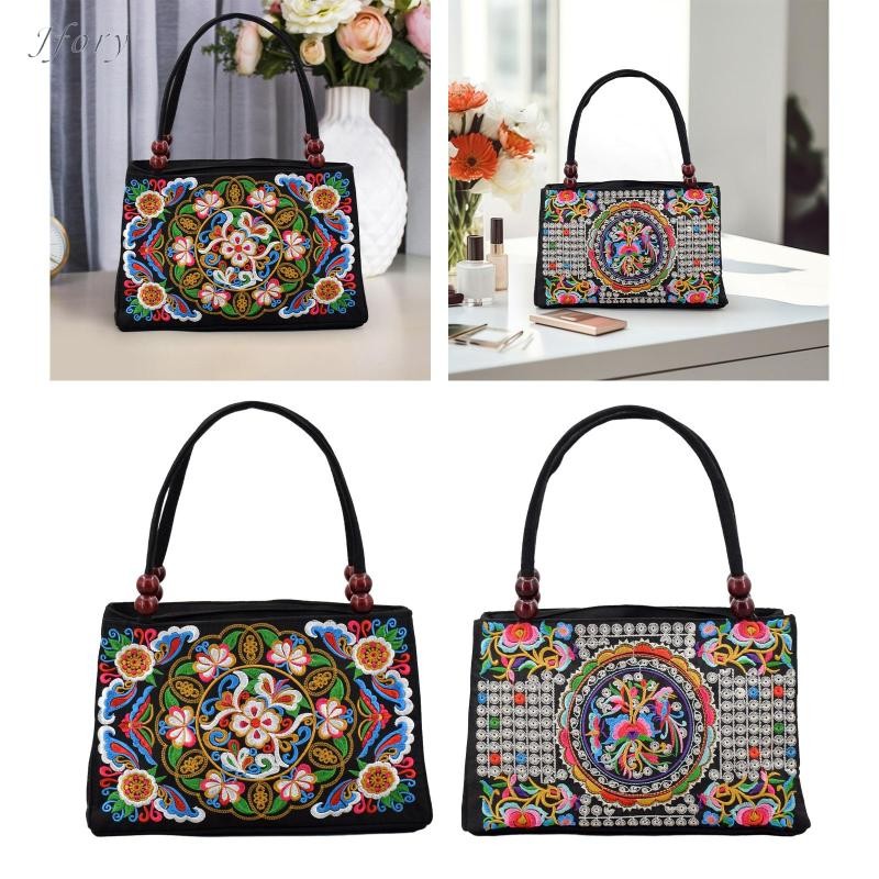 Hộp đựng đồ du lịch Jfory Tote Túi xách thêu cho công việc khách sạn