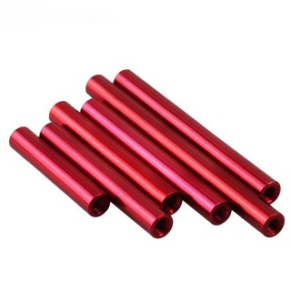 Cột nhôm hai đầu tròn M3 thanh nhôm bên trong cột đai ốc cột cách ly dài ren bên trong rỗng