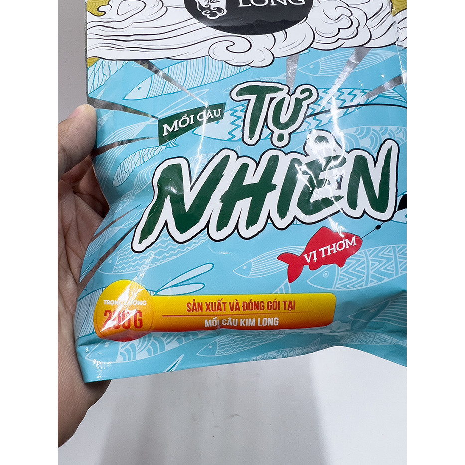 Cám Kim Long Tự Nhiên Mồi Thơm Câu Cá (Gói 200gram)