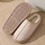 TOPTOOLCX Giày Lông Tơ Ấm Áp, Dép Cotton Chống Trơn Trượt, Thoải Mái Im Lặng Mềm Đáy Dày Dép Nhà Mùa Đông Trong Nhà