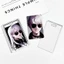 BORAGETE 1 Cái Đựng Thẻ, Bảo Vệ Thẻ Sinh Viên Kpop Thời Trang Hàn Quốc, Có Dây Trong Suốt Hiển Thị Photocard Giá Đỡ Đồ Dùng Học Sinh