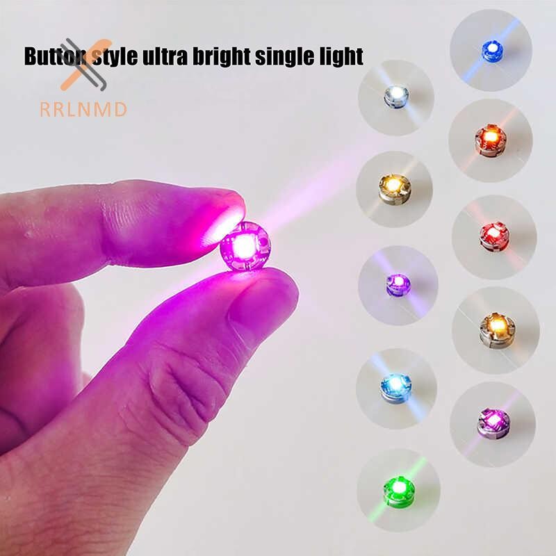 Đèn Led mô hình không dây RRLNMD 1Pc có nút bấm Phong cách đèn Led thu nhỏ để làm mô hình DIY Robot / Ô tô / Trang trí nhà MỚI