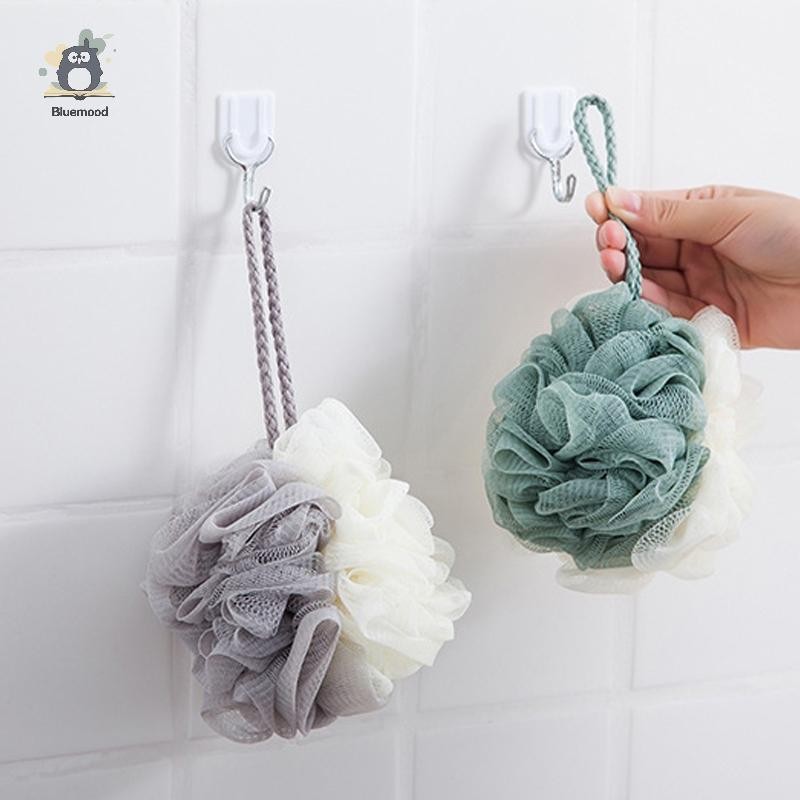 [Bluemood] Lưới Mềm Tắm Ren Da Bàn Chải Rửa Mặt Tắm Puff Body Cleaner Tẩy Tế Bào Chết Tẩy Tế Bào Chết Phụ Kiện Tắm Hoa Mới