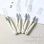 Kéo bấm chỉ màu trắng bằng thép không gỉ có vỏ bọc bảo vệ 11x1.8cm