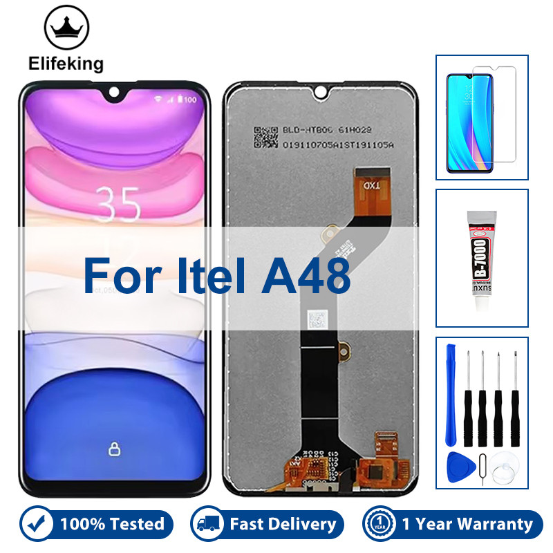 Màn hình LCD chính hãng cho Itel A48 L6006 Màn hình cảm ứng Bộ phận lắp ...